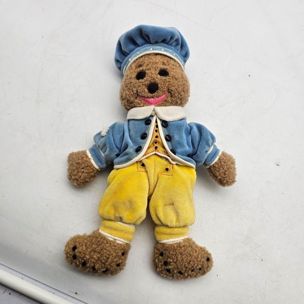 Vintage Scholastic Gingerbread Man Sidekicks Plush Doll Toy Small Multicolor